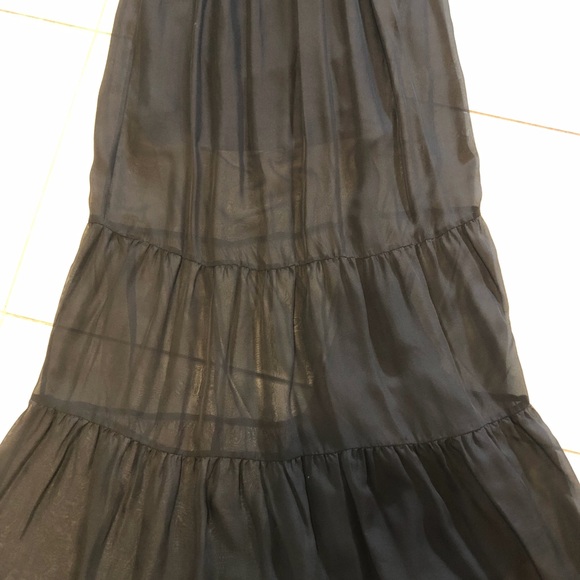 NWOT...Sleeveless black long dress - Picture 8 of 8